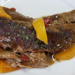 Apricot Brisket Buffet