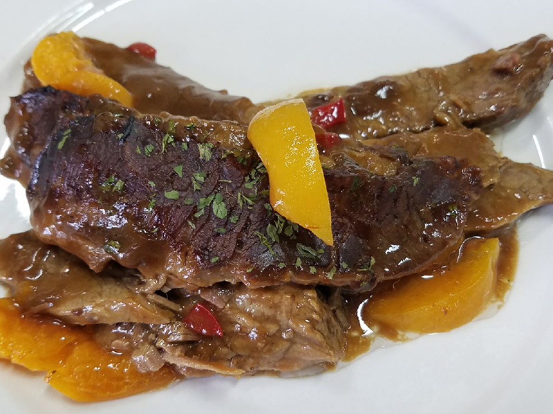 Apricot Brisket Buffet