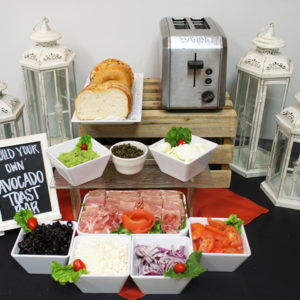 "Build Your Own" Breakfast Toast Buffet