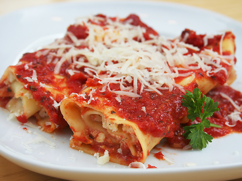Baked Manicotti Buffet