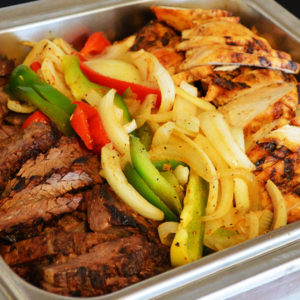 Chicken Fajitas Buffet