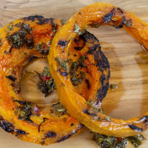 Grilled Butternut Squash with House-made Chimichurri Buffet