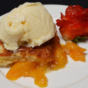 House-made Peach Cobbler