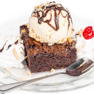 “Little Devil” Ice Cream and Brownie Sundae Bar