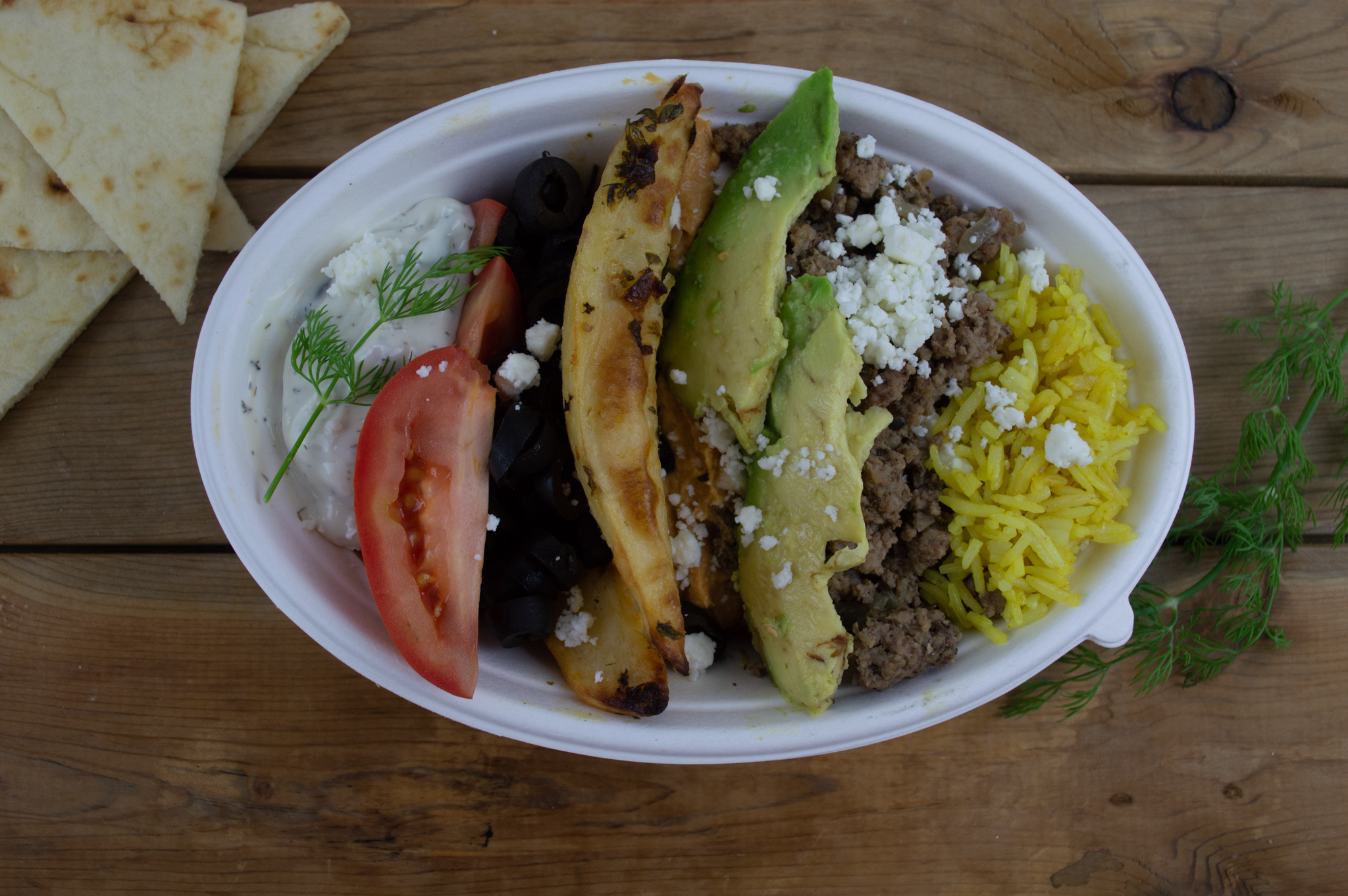 "Build Your Own" Mediterranean Bowl