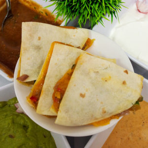 Vegetarian Quesadilla Buffet