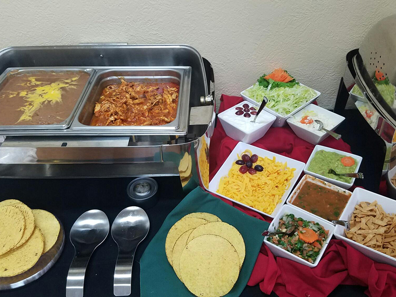 "Build Your Own" Tostada Bar