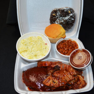 Royal BBQ Two-Meat Box Lunch