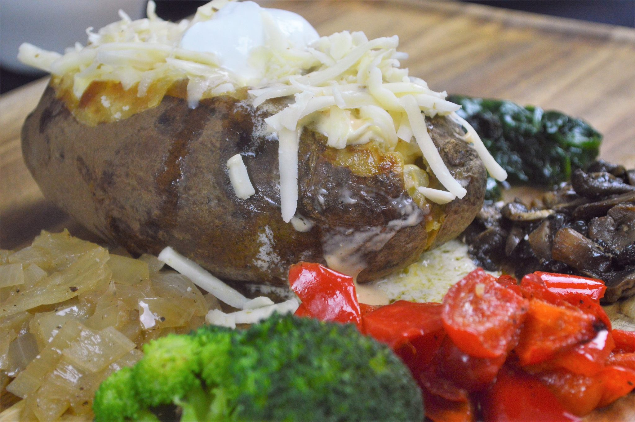 "Build Your Own" Baked Potato Bar