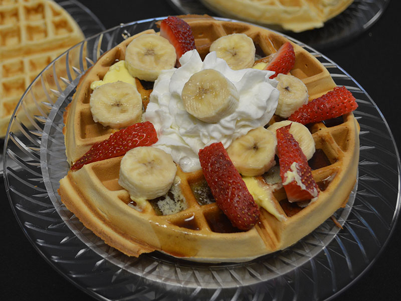 Made to Order Belgian Waffle Buffet