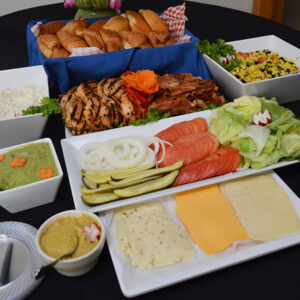 "Build Your Own" Chicken Breast Sandwich Buffet