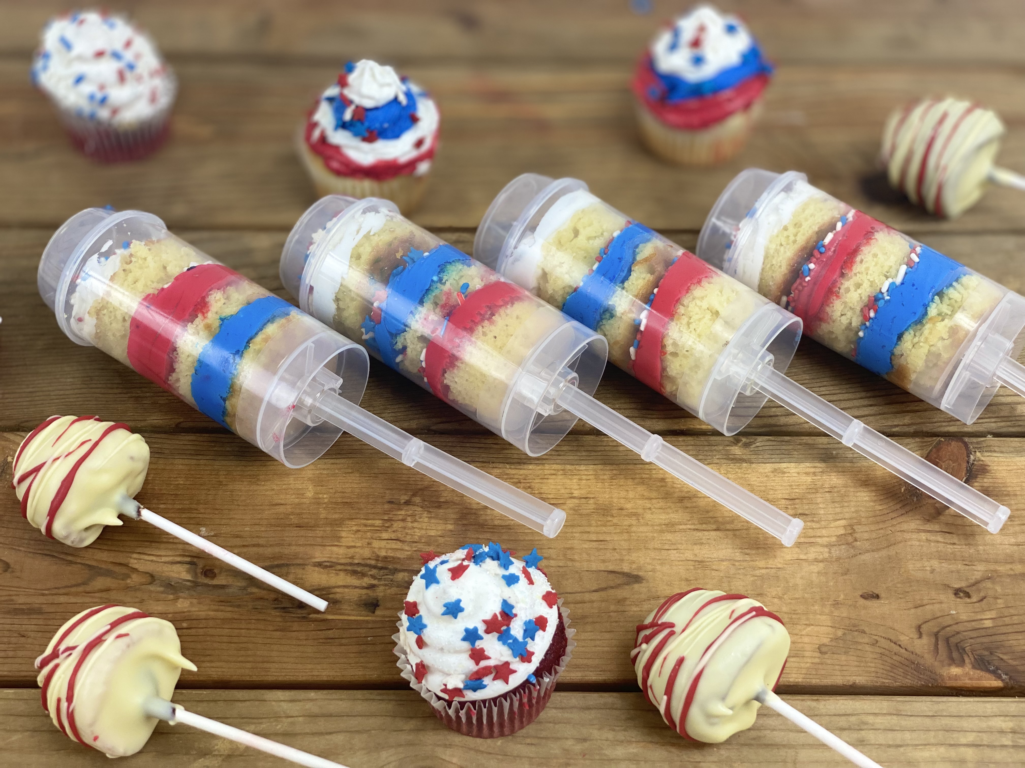 Cake Push Pops