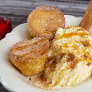 “Little Diablito” Ice Cream and Churro Sundae Bar