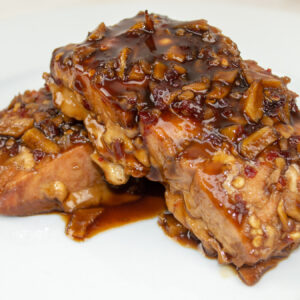 Wild Fresh Grilled Salmon with Sweet and Spicy Asian Glaze Buffet