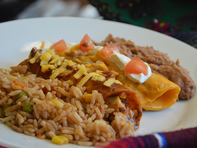 Hand-Rolled Enchilada Buffet