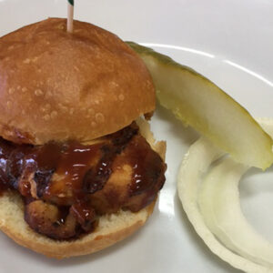 BBQ Chicken Breast Slider