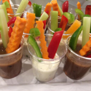 Vegetable Crudité Shooters
