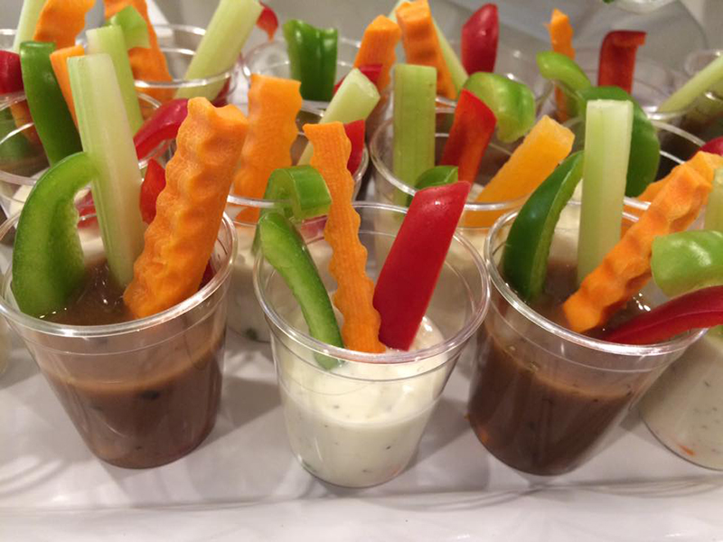 Vegetable Crudité Shooters
