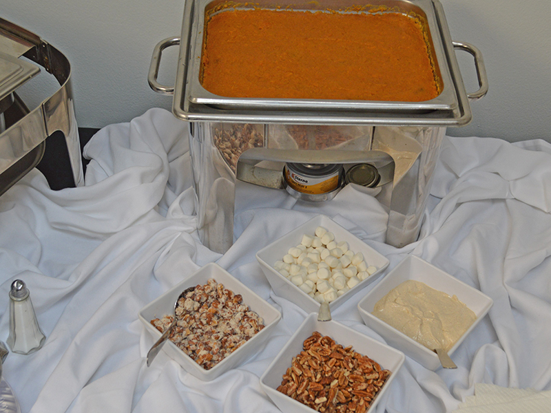 Gourmet Mashed Sweet Potatoes Station