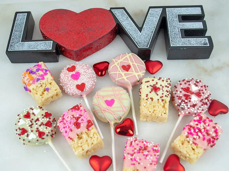 Chocolate Dipped Rice Krispies