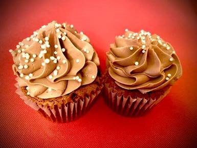Flourless Chocolate Mini Cupcakes