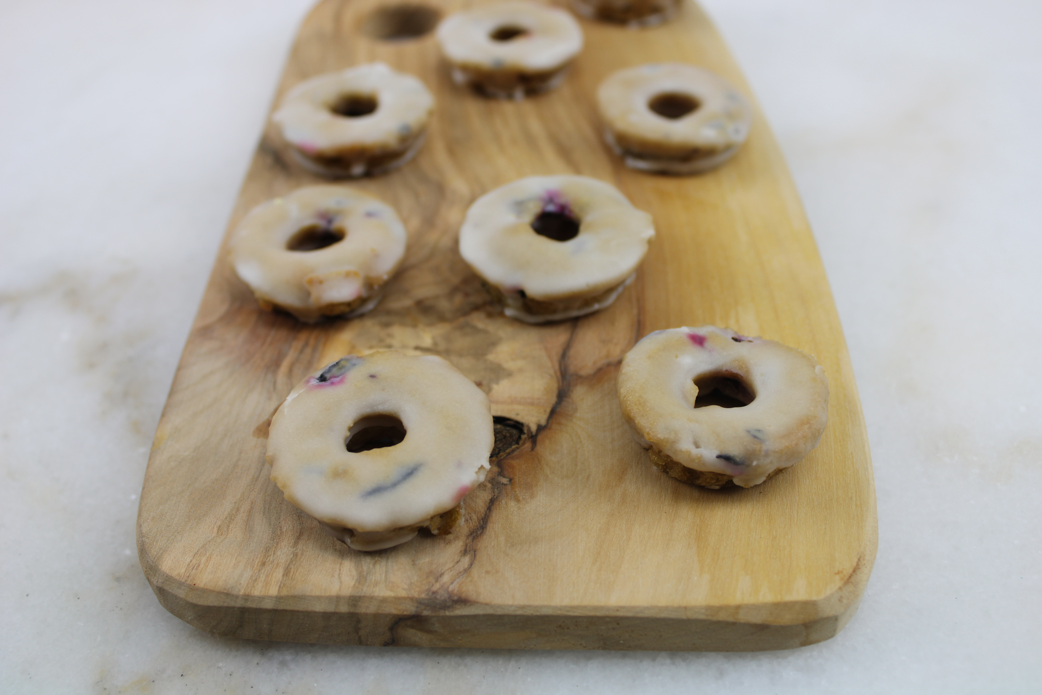 Lemon Blueberry Mini Donuts