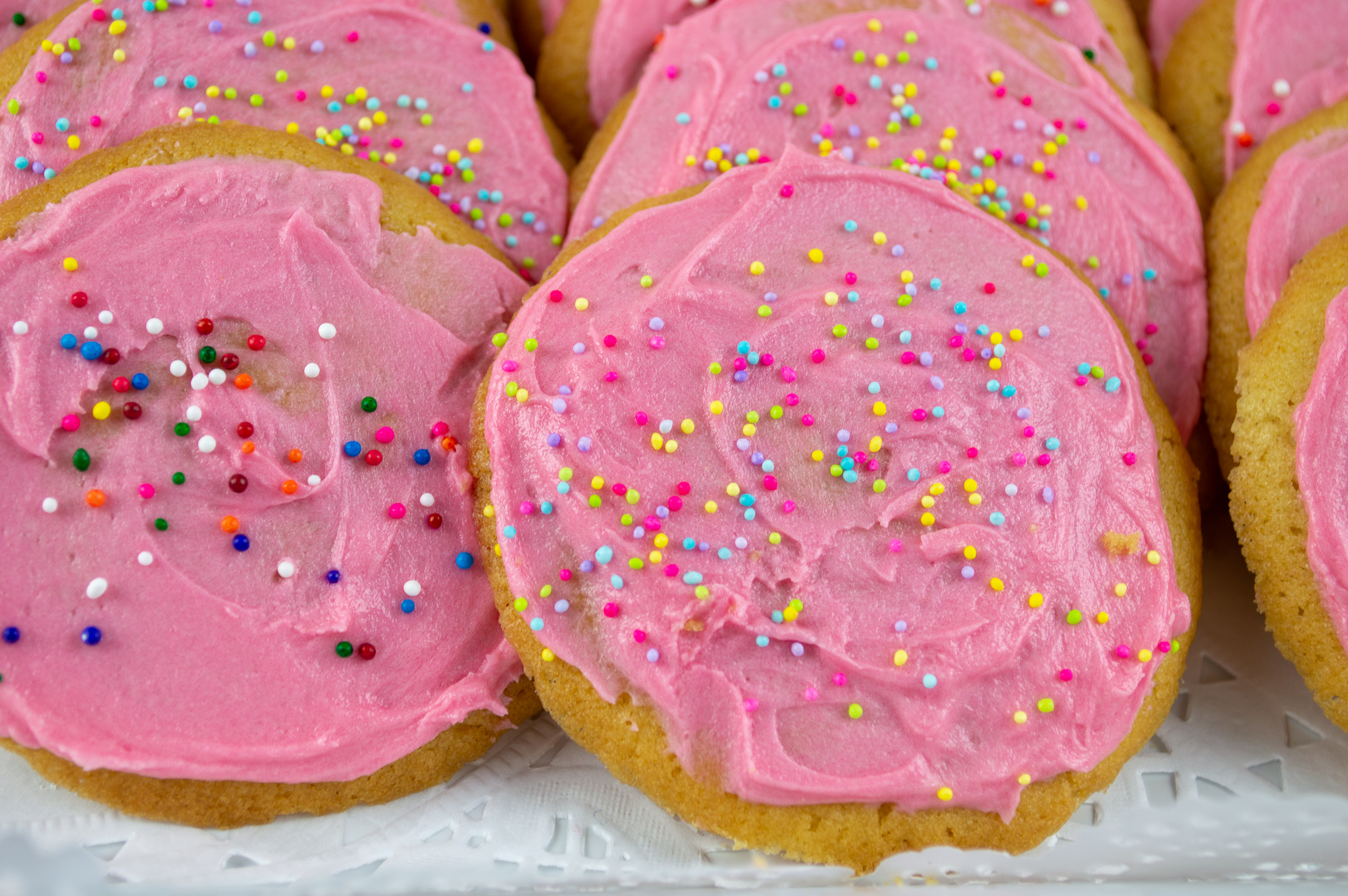 Vegan Soft Frosted Sugar Cookies