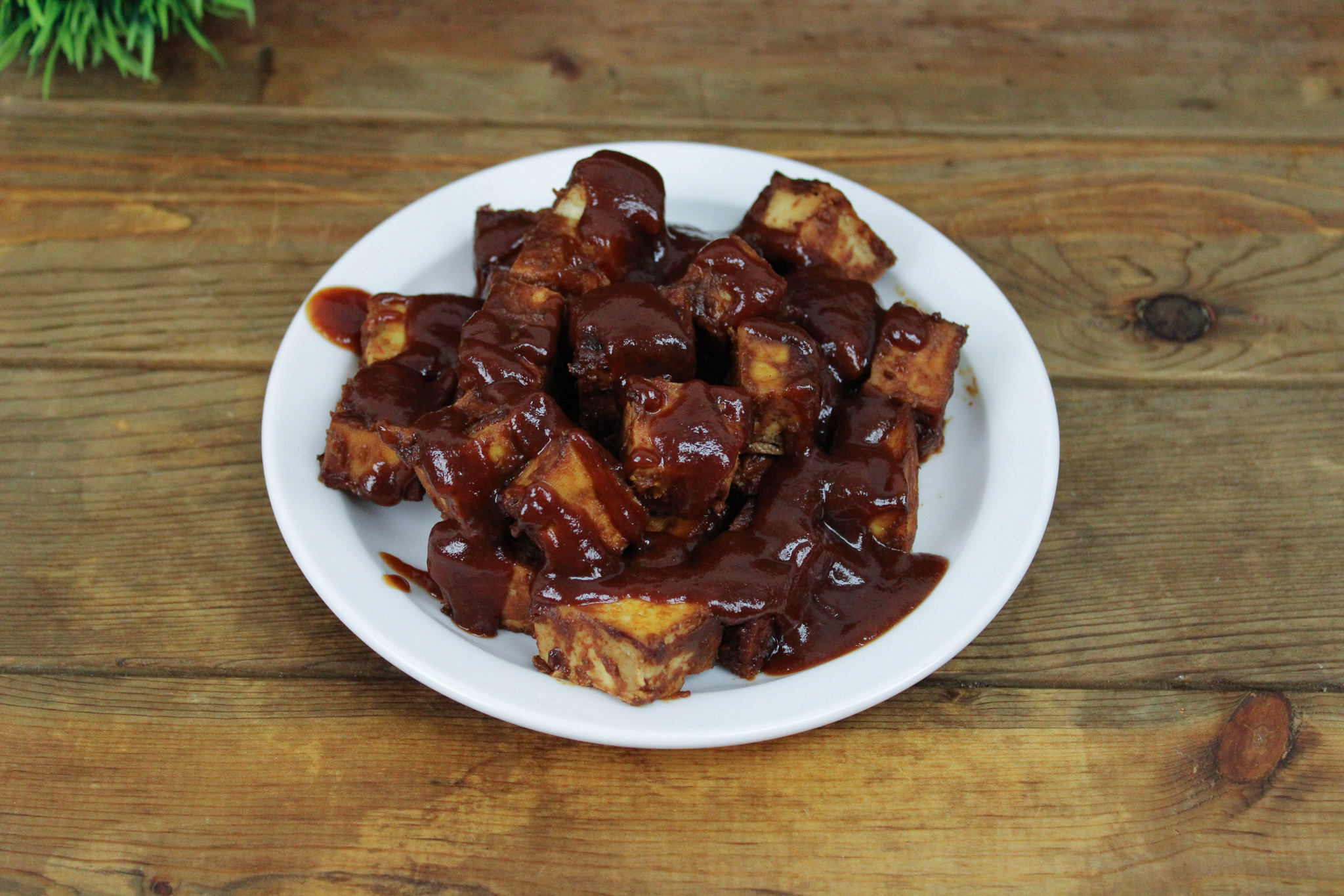 Tofu BBQ Burnt Ends Buffet